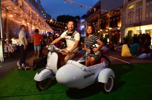 싱가포르 빈티지 사이드카: 나이트 투어