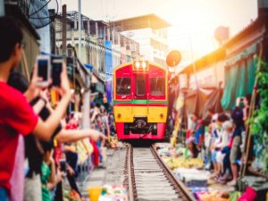 [방콕]담넌사두억 & 위험한 기차길 단독투어