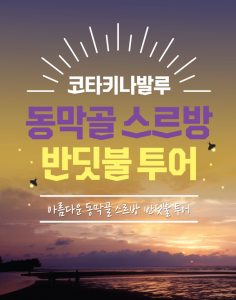   [코타키나발루]최초로 선보이는 아름다운 동막골 스르방 반딧불!