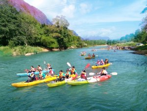 [라오스] 방비엥 카약킹 투어 / 조인 투어