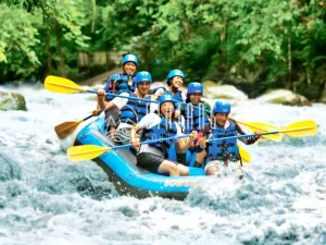  [발리] [렌터카 포함] 발리 아융강 래프팅 투어 소백, 레드 패들