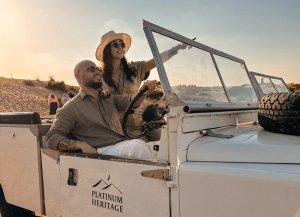 [두바이] 헤리티지 사막사파리(Heritage Desert Safari) 선셋 투어 - 랜드로버사파리 or 낙타사파리 60분 선택 가능