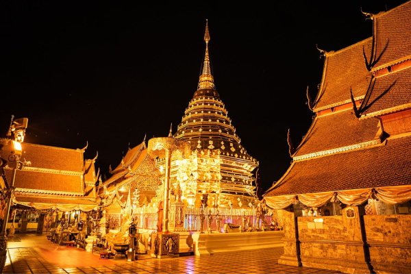 (한국어가이드) 치앙마이 왓우몽 사원 + 도이수텝 사원 단독 투어