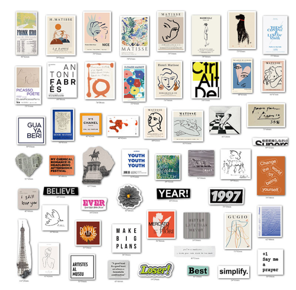 캐리어 노트북 리무버블 스티커 LM-0299