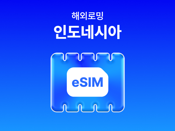 [인도네시아] eSIM 데이터 무제한 (3GB)