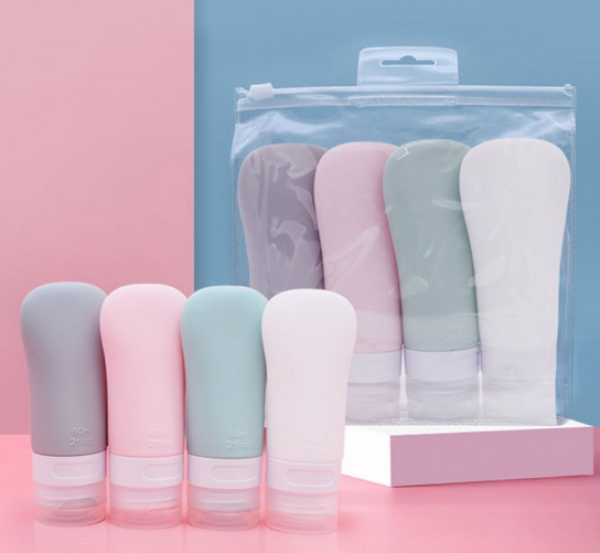 실리콘공병4세트 실리콘튜브 여행용 리필 공병(2개이상 구매가능)