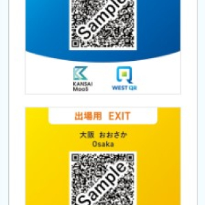 [오사카] 간사이공항 특급 WEST QR 하루카티켓(일반) 편도 (간사이공항↔고베)