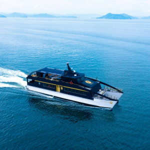 [히로시마] 고속선 SEA SPICA로 순회하는 세토우치섬 여행 크루즈 [우사기 코스 오노미치행]