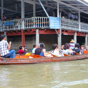 (한국어가이드) 담넌사두억 + 위험한 기찻길 단독 투어