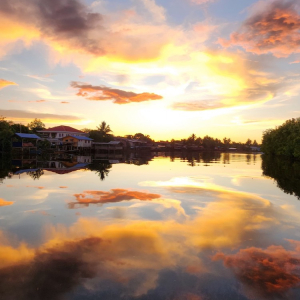 [코타키나발루] 한국인가이드 써니와 함께 멋진 석양과 멈바쿳(멈바꿋) 반딧불 투어