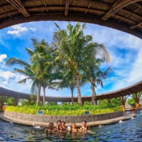 [나트랑] 혼땀 온천 투어 (미네랄 풀, 해변 휴양, 점심뷔페 / 머드탕 선택 가능)