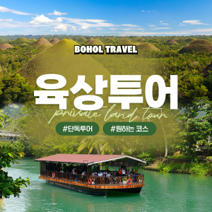 [보홀트래블] 보홀 육상투어  (로복강,초코렛 힐,ATV, 안경원숭이, 맨메이드, 짚라인 등)