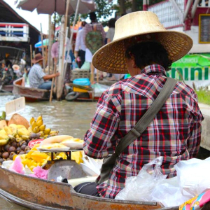 (한국어가이드) 담넌사두억 + 위험한 기찻길 단독 투어
