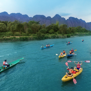 [라오스] 방비엥 카약킹 투어 / 조인 투어