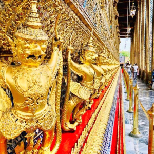 (한국어가이드) 방콕 왕궁 + 왓 빡남 파씨 짜런 단독 투어