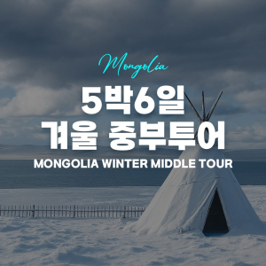 [몽골]  5박 6일 겨울 중부투어