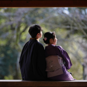 [교토]교토 기모노 대여 체험, 럭셔리 수제 실크 후리소데 