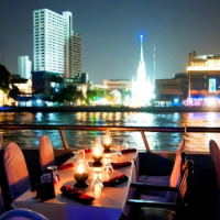 [방콕]화이트 오키드 선셋/디너 크루즈