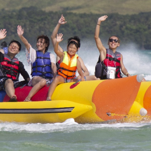 [괌] 비키니섬 바나나보트 & 아쿠아워커 스노쿨링